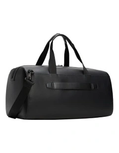 Metal Logo Duffel Bag in Black