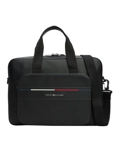 Signature Laptop Bag in Black