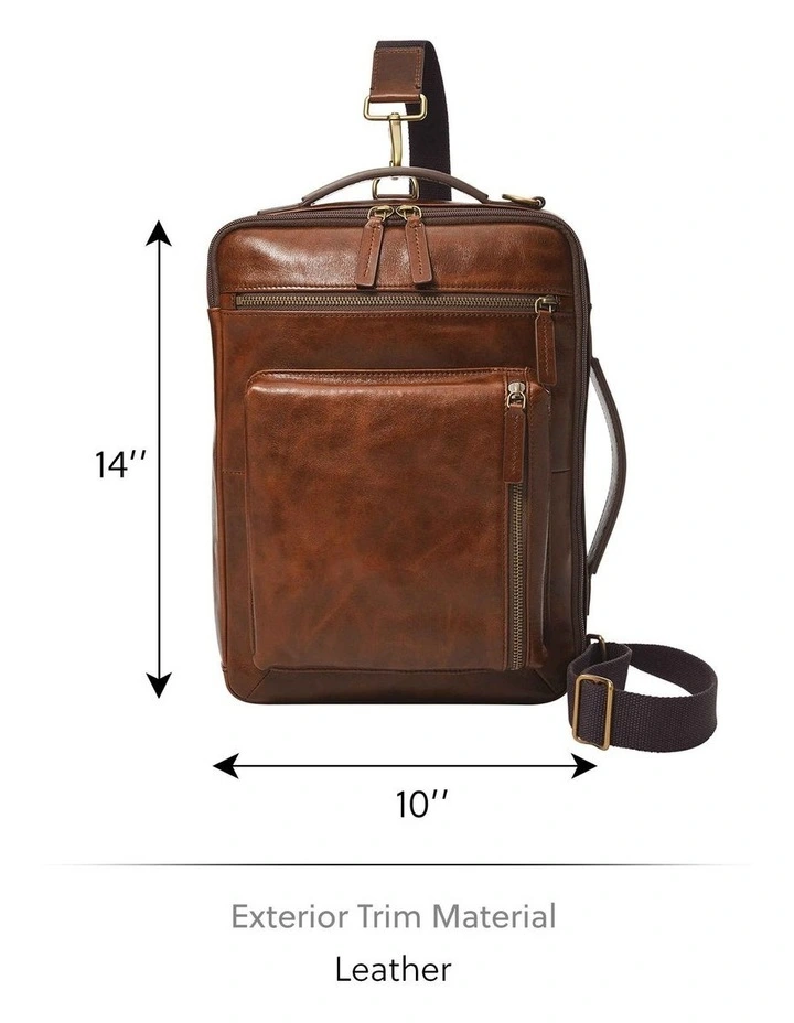 Buckner Computer Backpack in Brown image 4