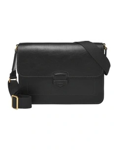 Lennox Messenger Bag in Black