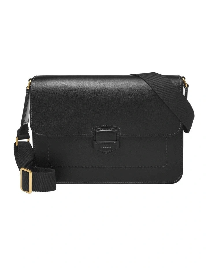 Lennox Messenger Bag in Black image 1