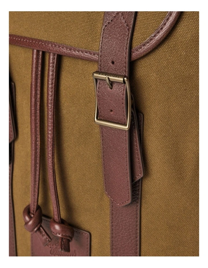 Barrenjoey Overland Backpack in Khaki/Brown image 5