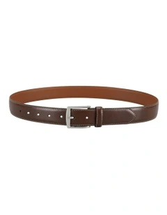 Stitched Edge Pin Buckle Belt