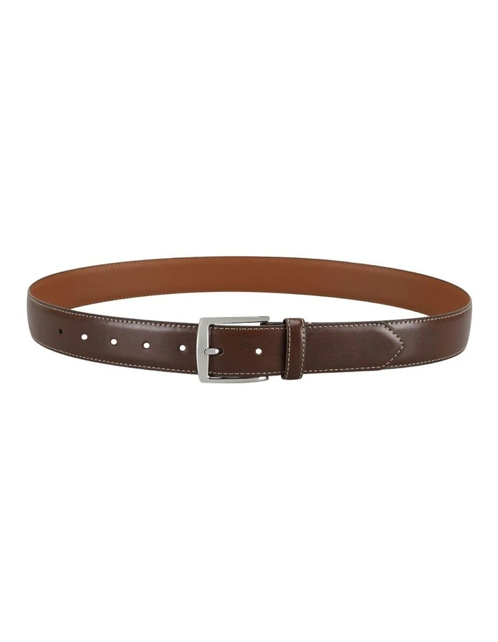 Stitched Edge Pin Buckle Belt image 1