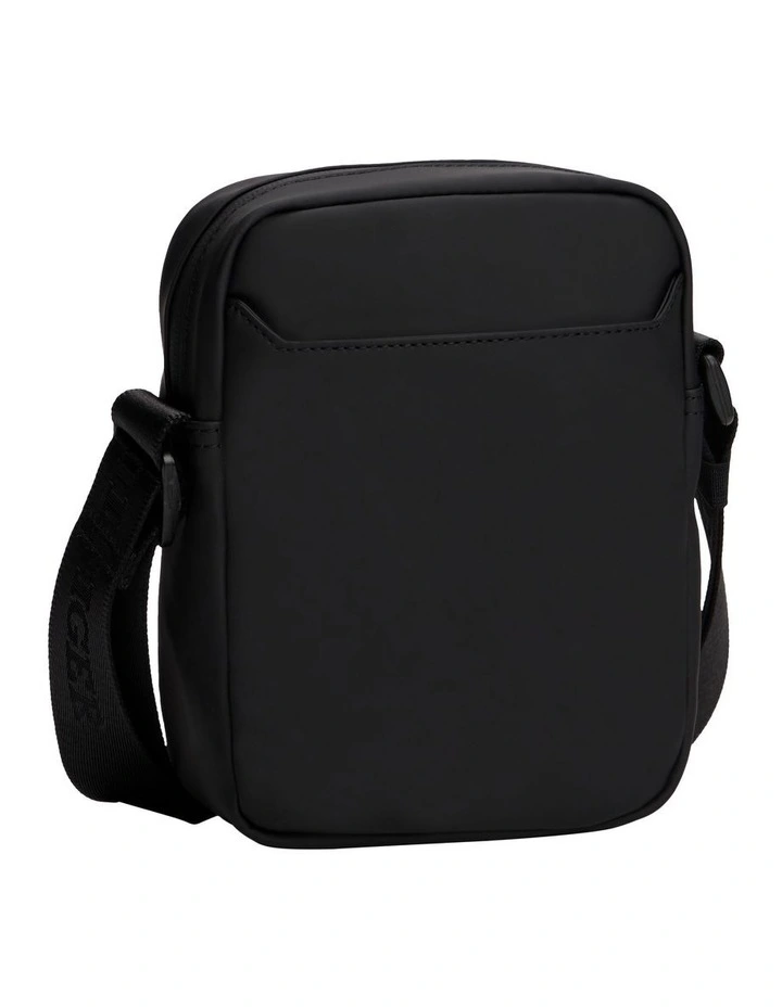 Mini Crossbody Reporter Bag in Black image 2