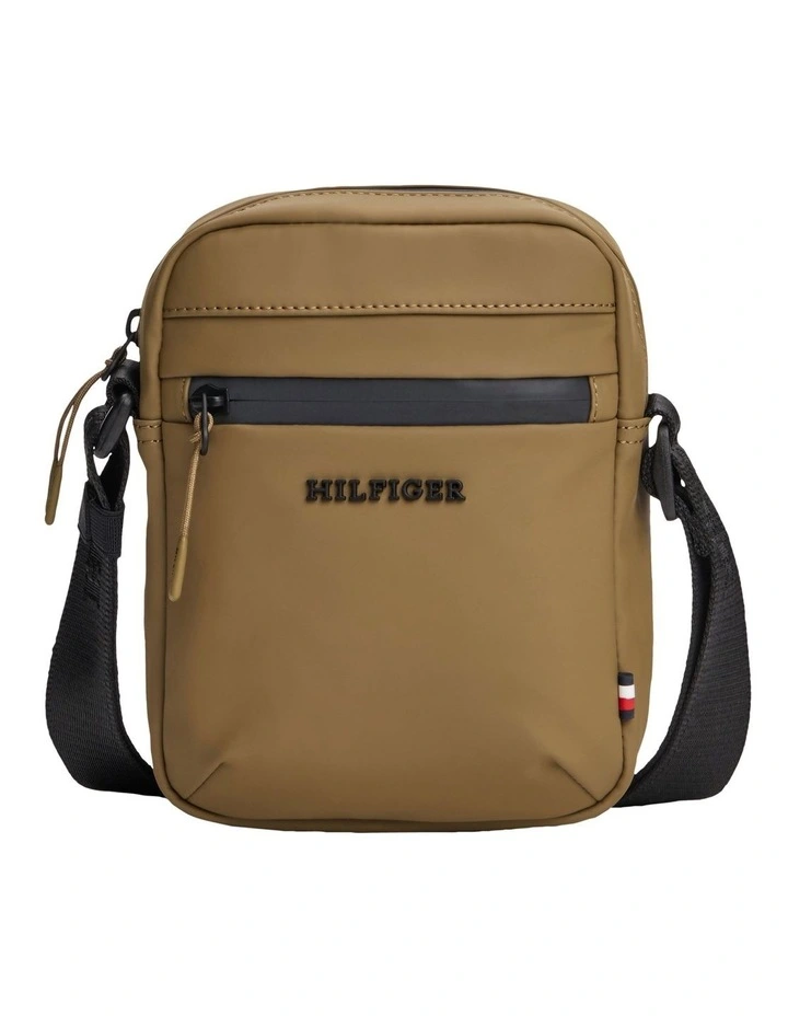 Mini Crossbody Reporter Bag in Beige image 1