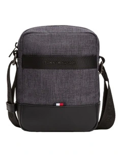 Nylon Mini Reporter Bag in Grey