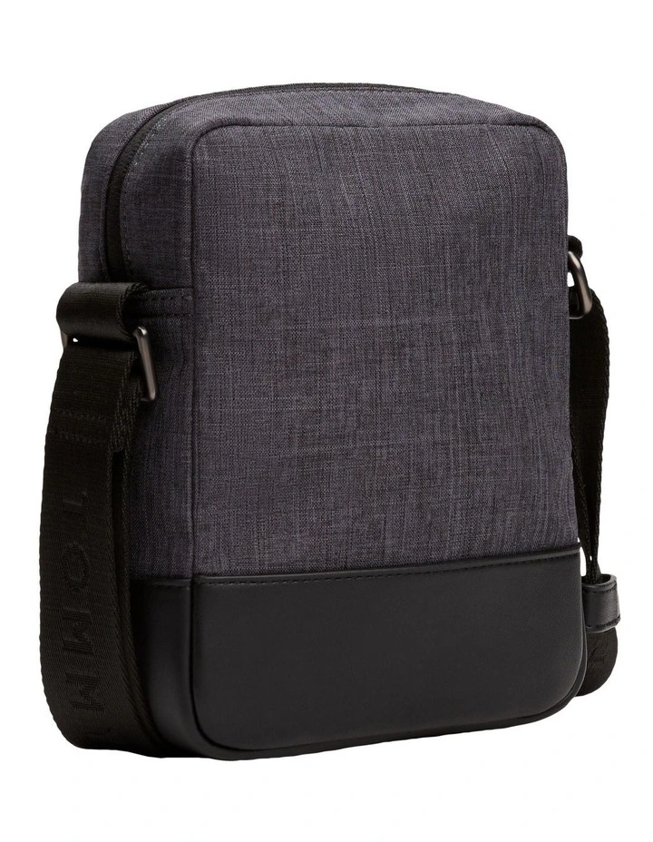 Nylon Mini Reporter Bag in Grey image 3