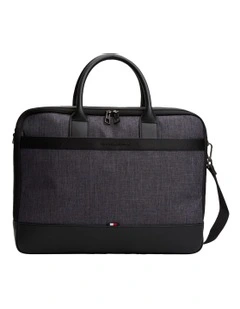 Nylon Travel Computer Bag in Grey