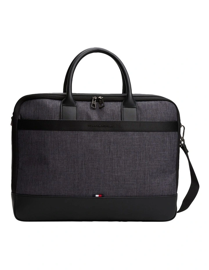 Nylon Travel Computer Bag in Grey image 1