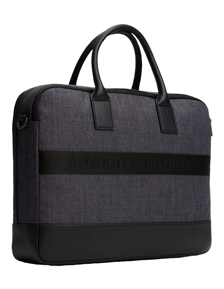 Nylon Travel Computer Bag in Grey image 3