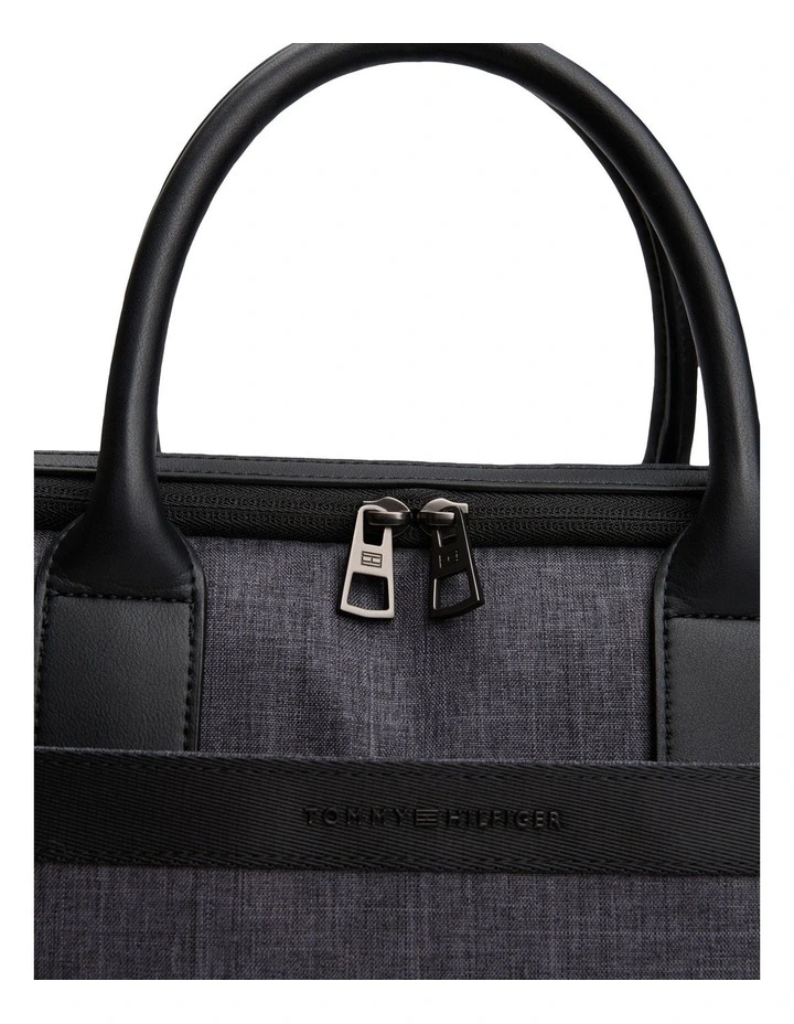 Nylon Travel Computer Bag in Grey image 5