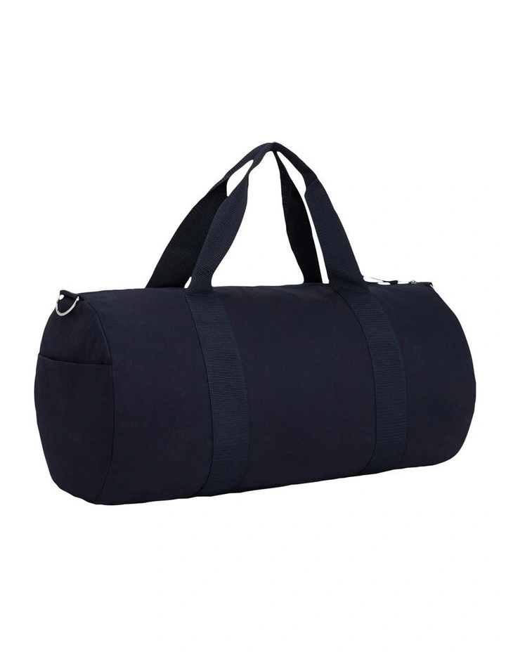 Logo Colourblock Canvas Duffel Bag in Blue image 3