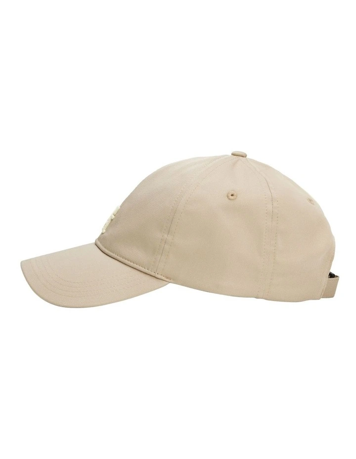 Embroidered Monogram Baseball Cap in Beige image 4