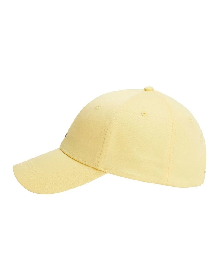 Flag Cotton 6 Panel Baseball Cap in Beige image 2