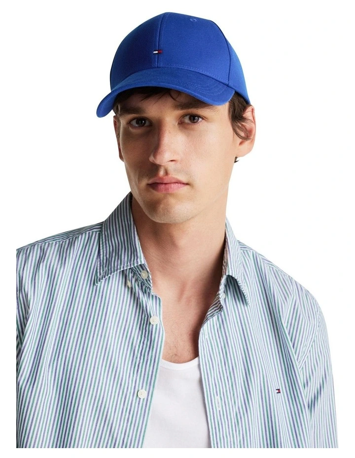 Flag 6 Panel Baseball Cap in Blue image 2