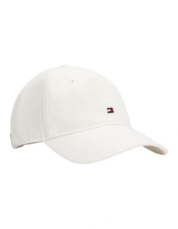 Flag Soft 6 Panel Baseball Cap in Ivory