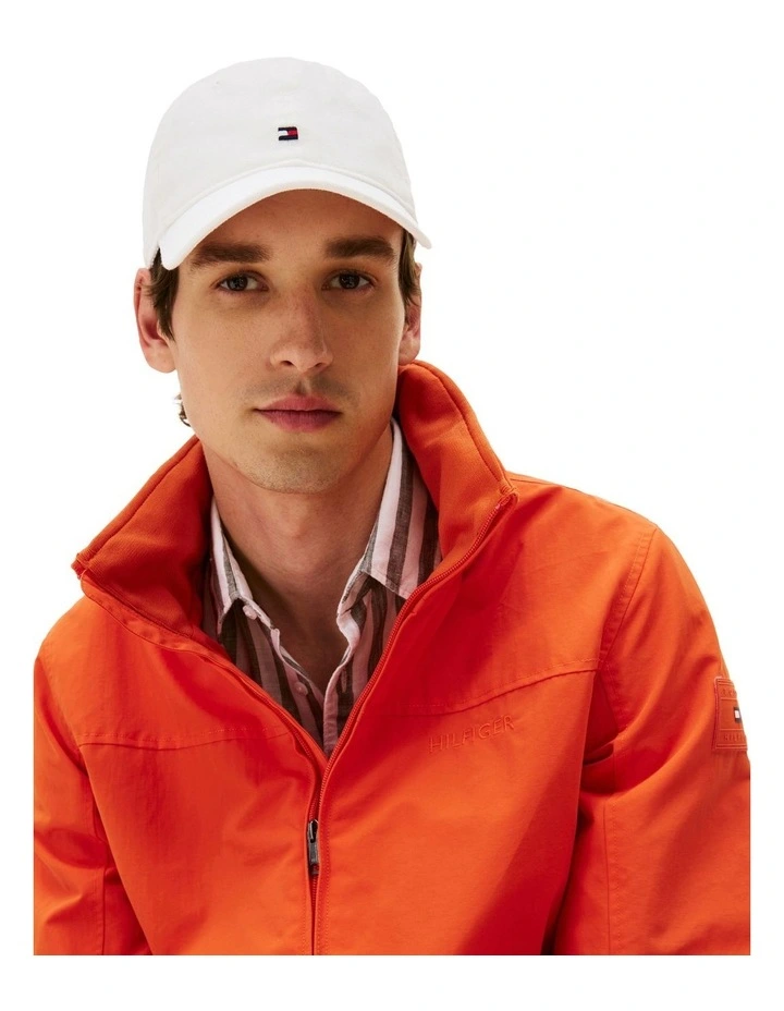 Flag Soft 6 Panel Baseball Cap in Ivory image 2