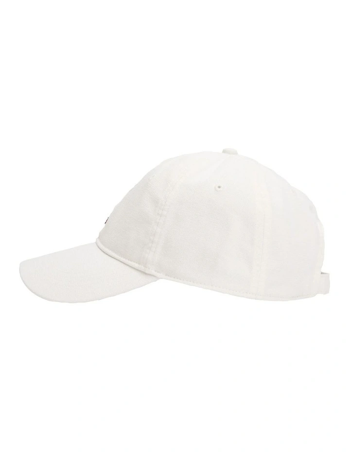 Flag Soft 6 Panel Baseball Cap in Ivory image 4
