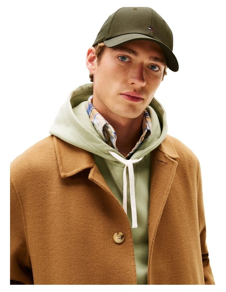 Flag 6 Panel Baseball Cap in Brown image 2