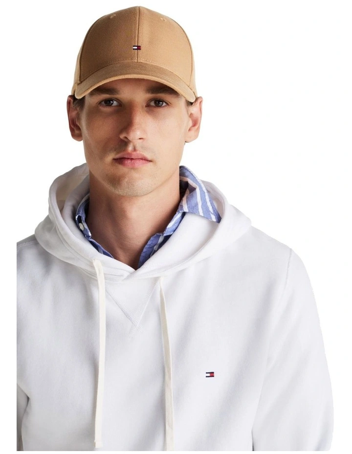 Flag 6 Panel Baseball Cap in Brown image 2