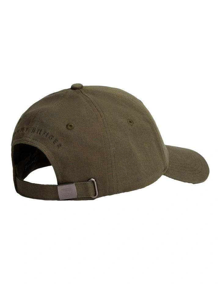 Flag 6 Panel Baseball Cap in Brown image 3