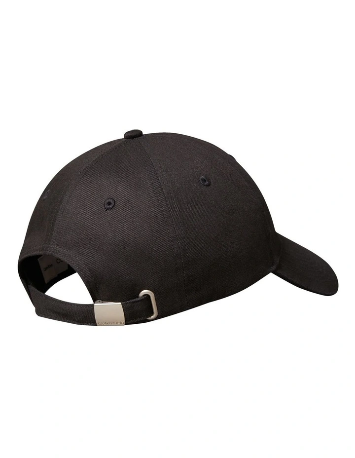 Logo Embroidery Baseball Cap in Black image 2