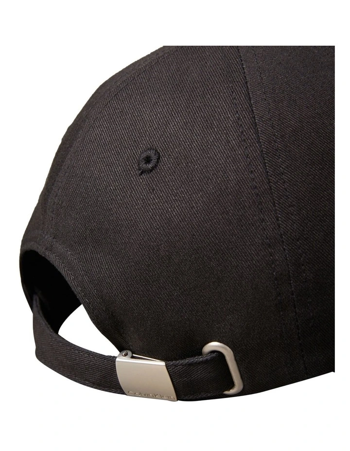 Logo Embroidery Baseball Cap in Black image 3