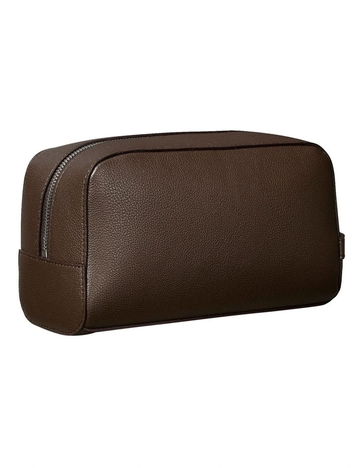 Micropebble Washbag in Brown image 2