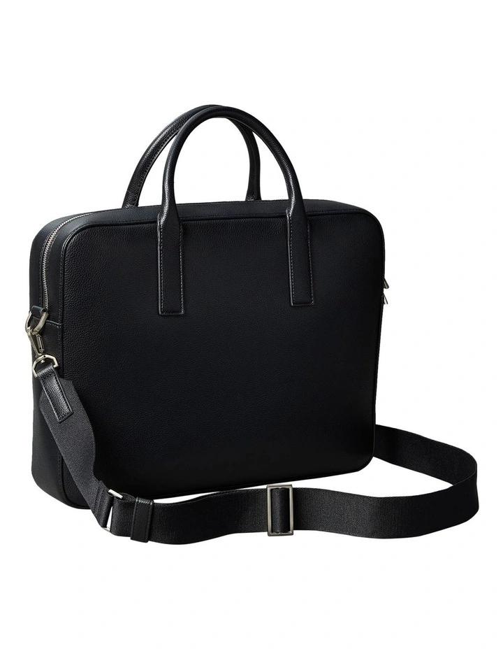Raised Logo Commuter Bag in Black image 2