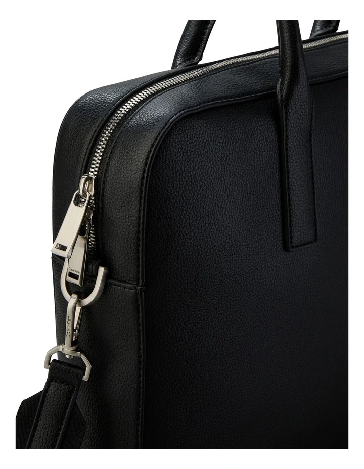 Raised Logo Commuter Bag in Black image 3