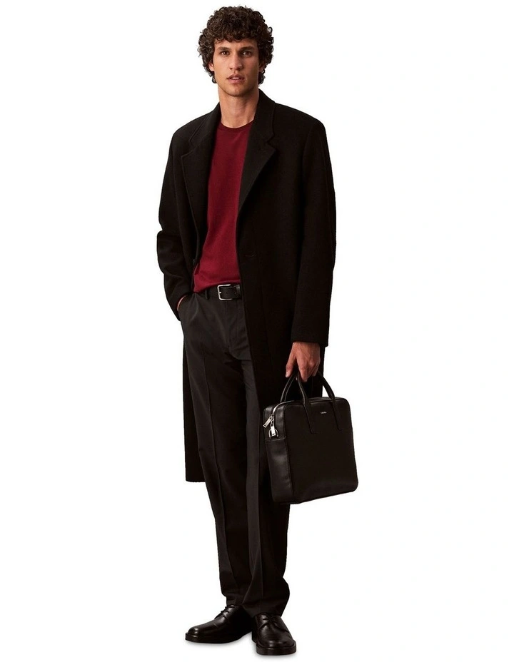 Raised Logo Commuter Bag in Black image 5