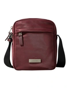 Matte Nylon Reporter Bag in Decadent Chocolate