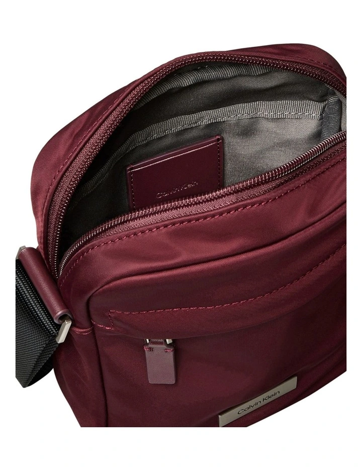 Matte Nylon Reporter Bag in Decadent Chocolate image 4