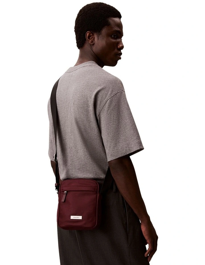 Matte Nylon Reporter Bag in Decadent Chocolate image 5