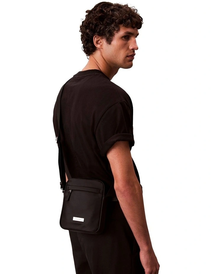 Refined Commuter Nylon Reporter in Black image 5