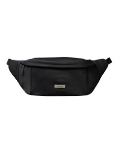 Nylon Sling Bag in Black
