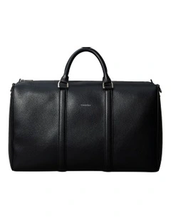 Micro Pebble Duffle Bag in Black