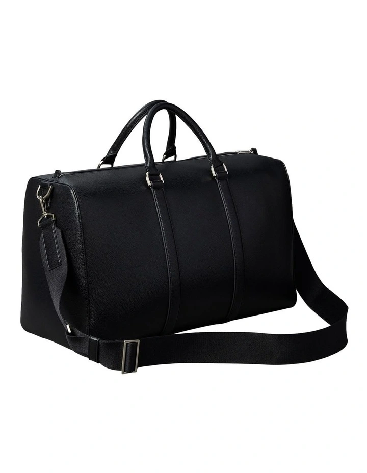 Micro Pebble Duffle Bag in Black image 2