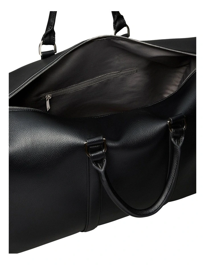 Micro Pebble Duffle Bag in Black image 3