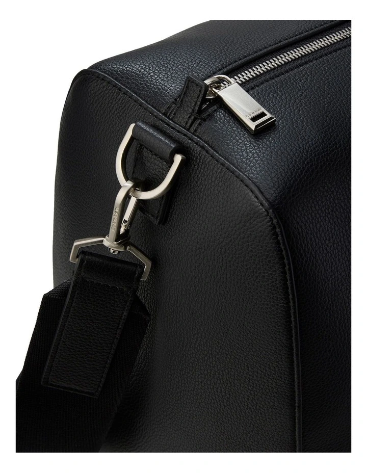 Micro Pebble Duffle Bag in Black image 4