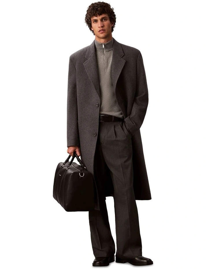 Micro Pebble Duffle Bag in Black image 5