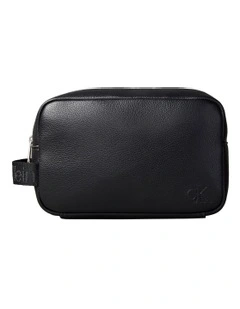 Logo Webbing Dopp Kit in Black