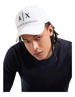 Logo Baseball Cap in White