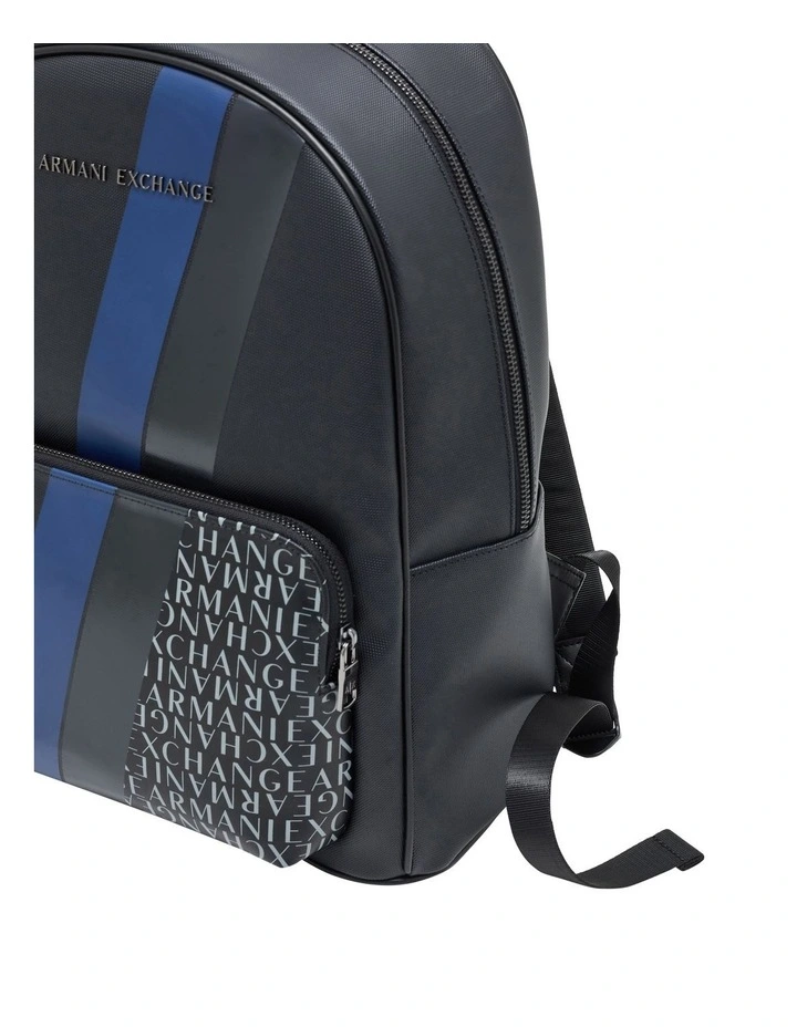 Logo Backpack in Blue image 4