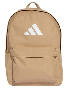 Classic 3 Bar Logo Backpack in Brown