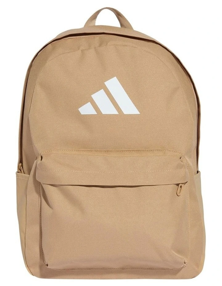Classic 3 Bar Logo Backpack in Brown image 1