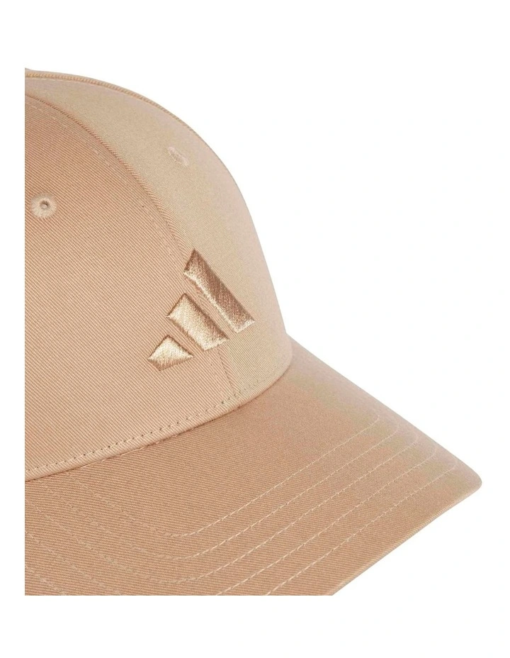 New Logo Baseball Cap in Beige image 3