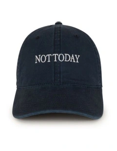 Not Today Ball Park Cap in Blue
