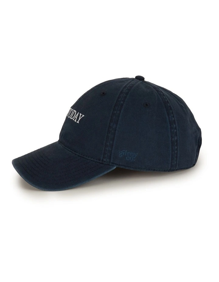 Not Today Ball Park Cap in Blue image 3